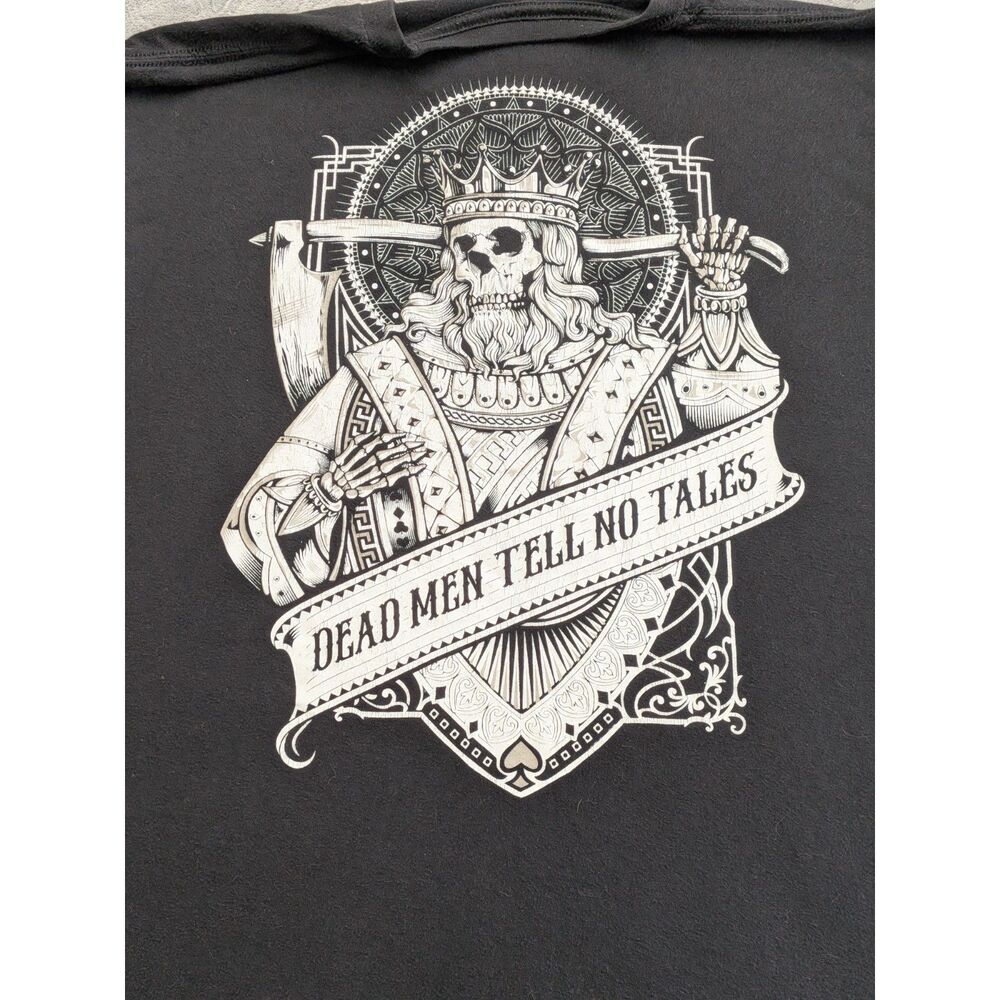 Zero Foxtrot Pirate Skull Graphic T Shirt Tactical Gothic Black XL
